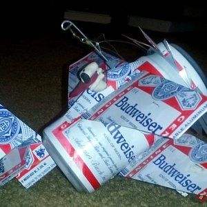 Budweiser Can Plane with Snoopy Pilot